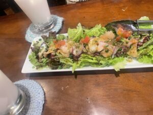 友人と食べたサラダ